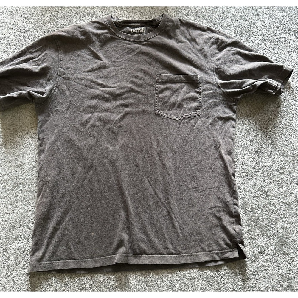 Duluth Training Co Shirt Men's Large Longtail T Gray Work Out Doors Thick - Picture 1 of 8